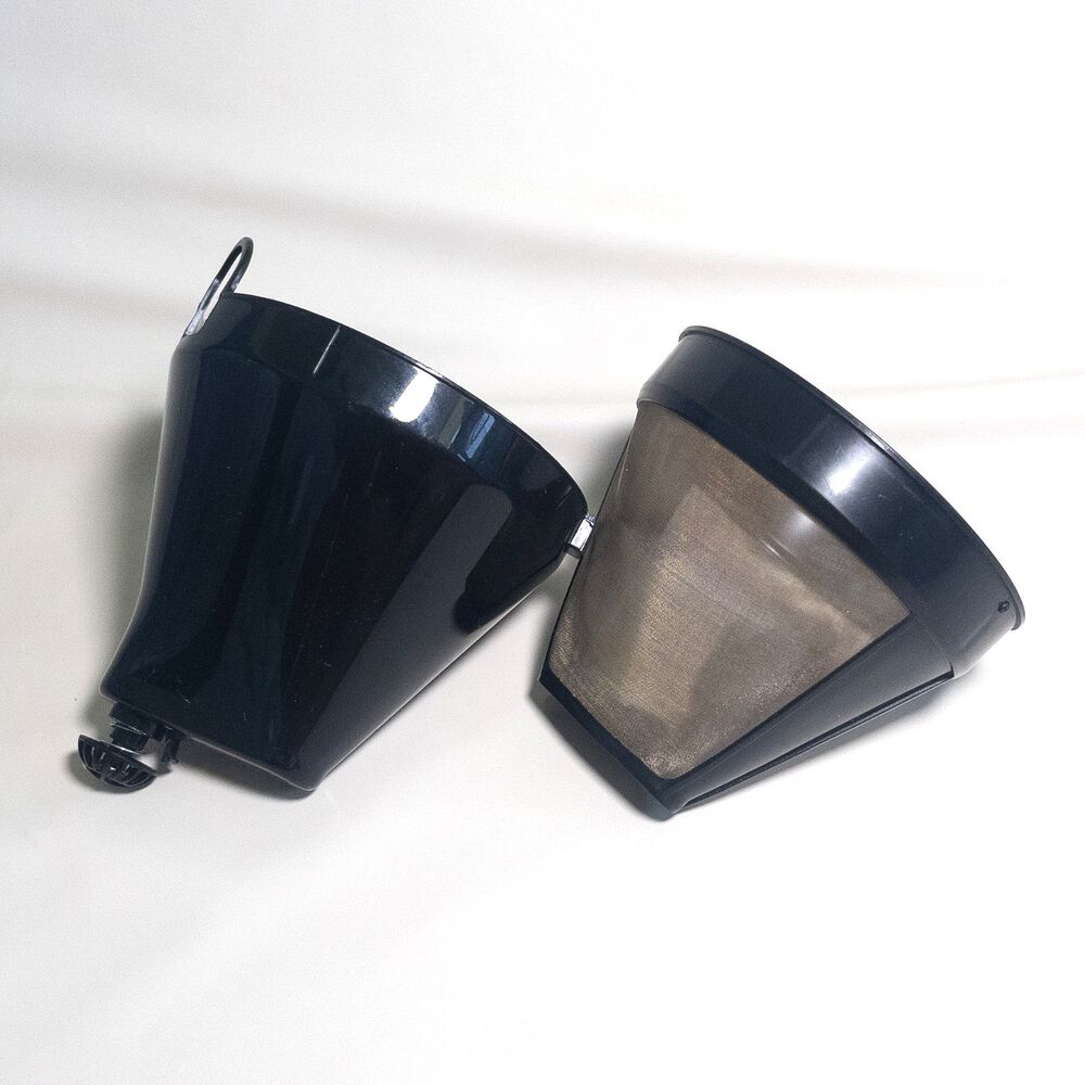 Cuisinart DCC-1200 Brew Basket w/ Gold Tone Filter Replacement Part Black Coffee